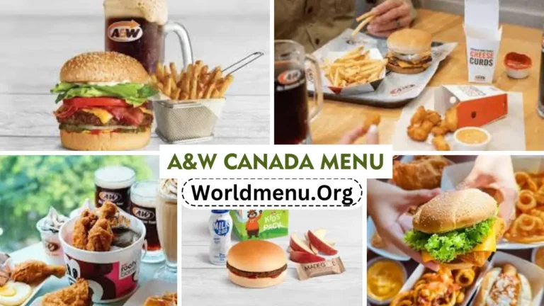 A&W canada Menu Prices Up To Data 2024