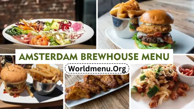 Amsterdam Brewhouse Menu Prices Up To Data 2024