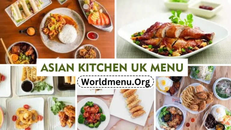 Asian Kitchen United Kingdom Menu & New Prices 2024