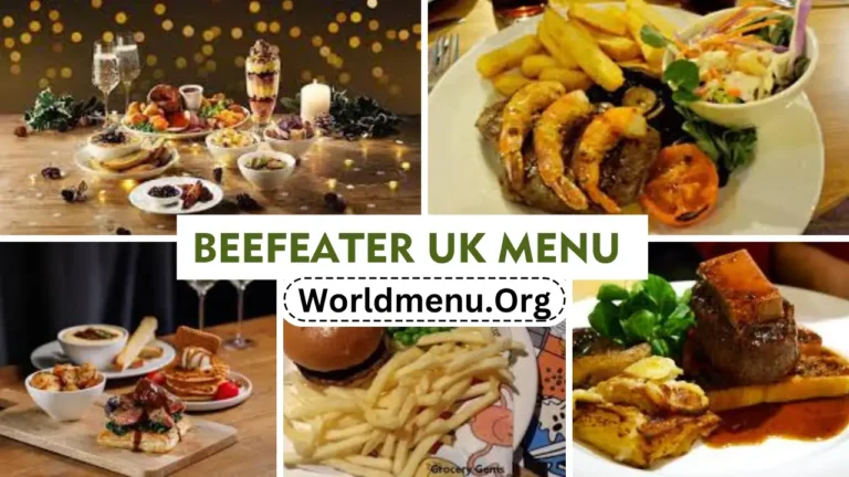 Beefeater United Kingdom Menu Prices Up To Data 2024