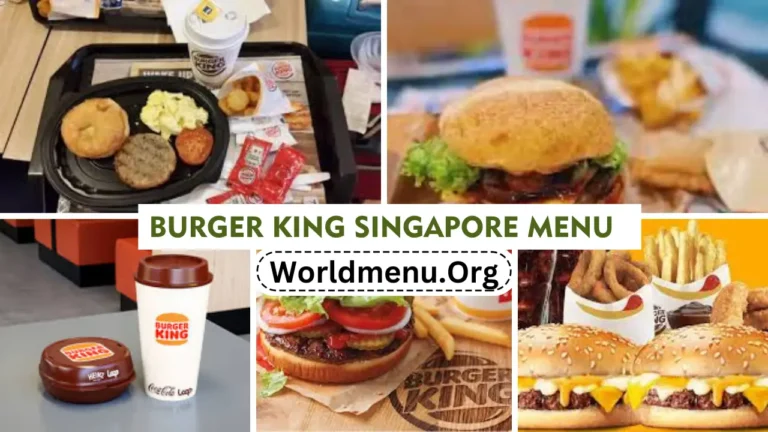 Burger King Singapore Menu Prices Recently 2024