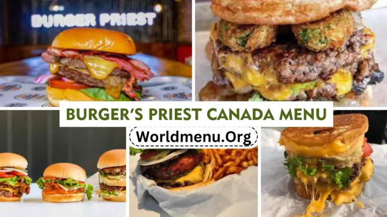 Burger’s Priest Canada Menu Prices Updated 2024