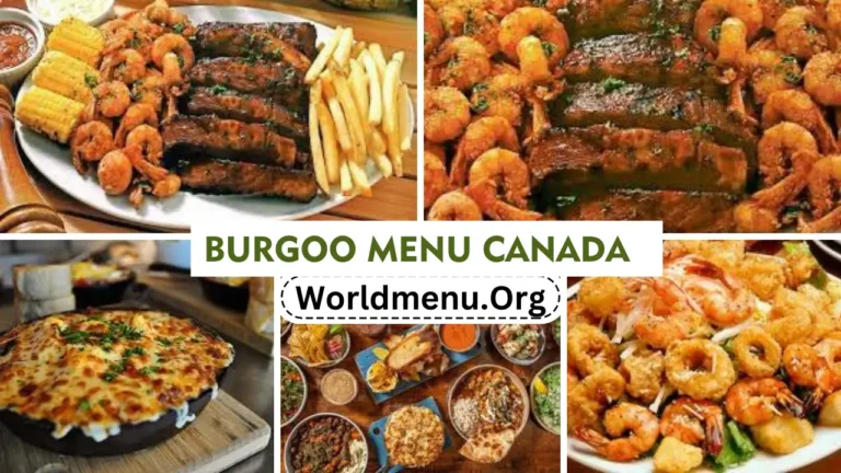 Burgoo Menu Canada Prices Recently 2024