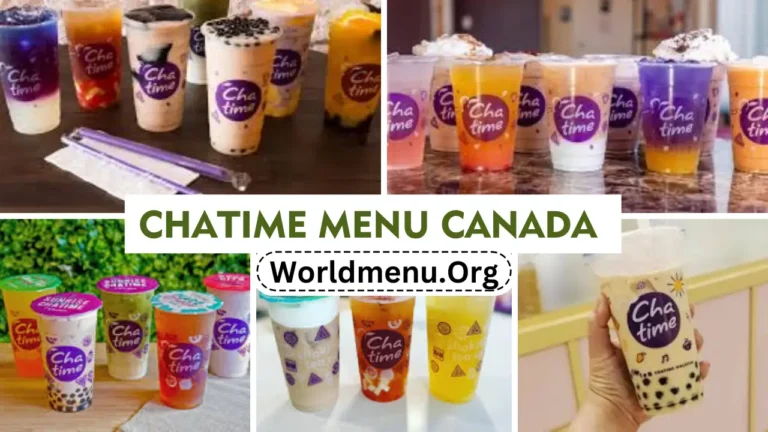 Chatime Menu Canada Prices Current 2024