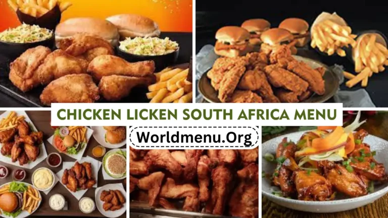 Chicken Licken South Africa Menu Prices Up To Data 2024