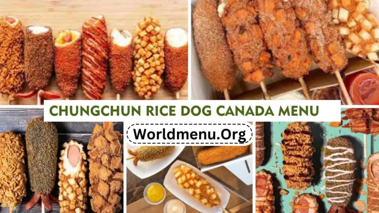 Chungchun Rice Dog Canada Menu Prices Updated 2024