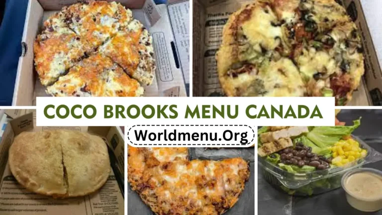 Coco Brooks Menu Canada Prices Up To Data 2024
