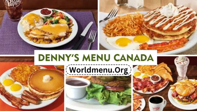 Denny’s Menu Canada & Updated Prices 2024