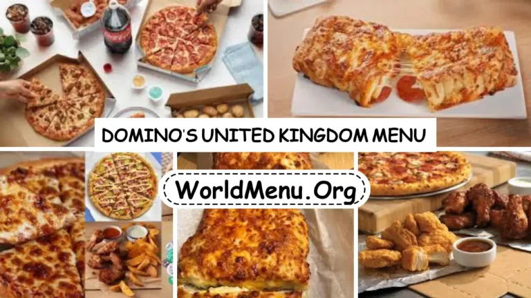 Domino’s United Kingdom Menu Prices Latest 2024