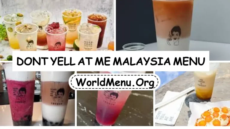 Dont Yell At Me Malaysia Menu Prices New 2024