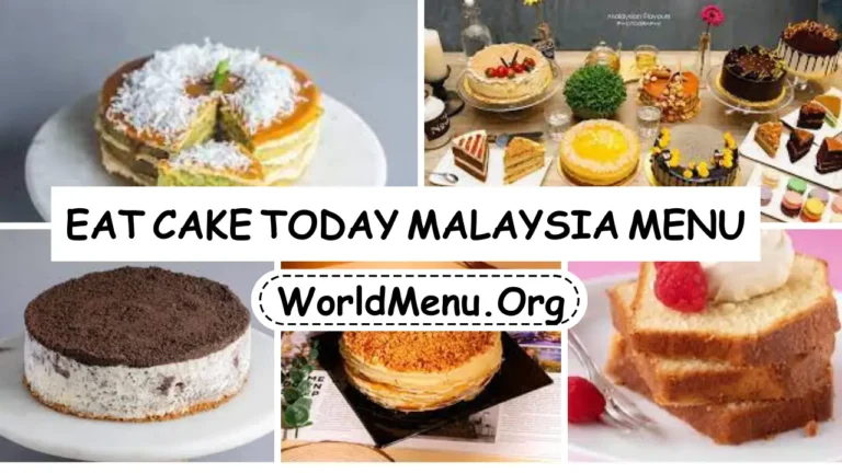Eat Cake Today Malaysia Menu Prices Updated 2024
