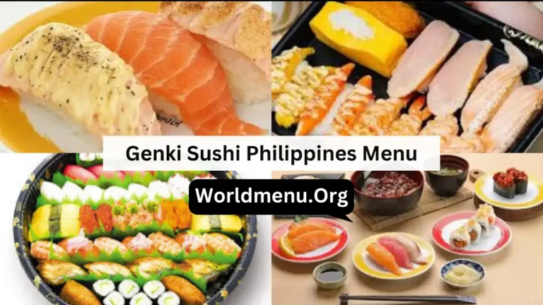 Genki Sushi Philippines Menu & Latest Prices 2024