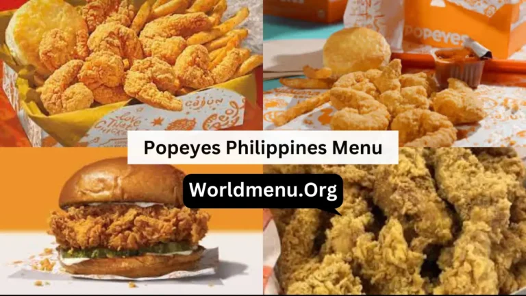 Popeyes Philippines Menu Prices Recently 2024