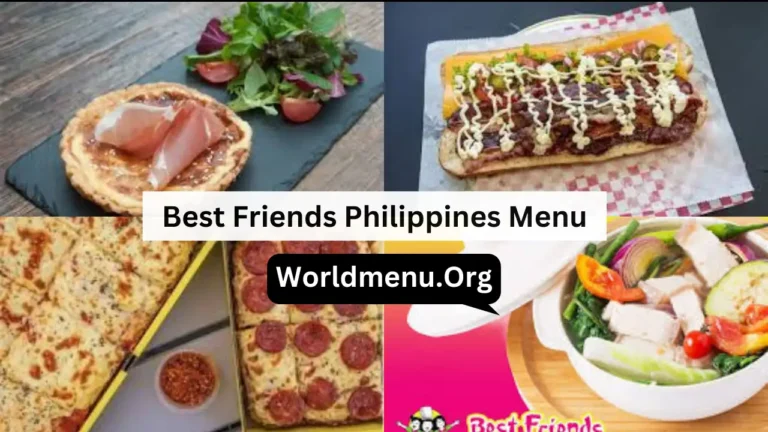 Best Friends Philippines Menu & Recent Prices 2024