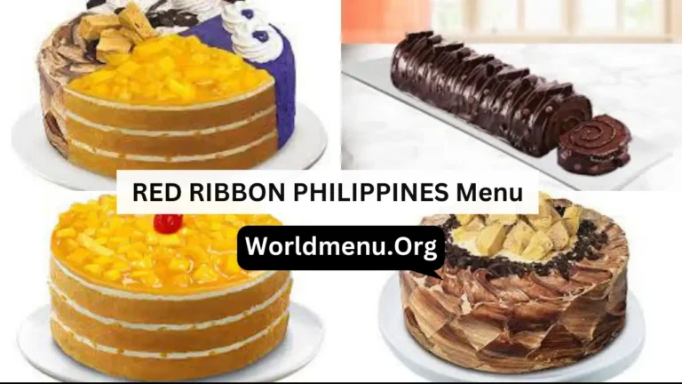 RED RIBBON PHILIPPINES Menu Prices Current 2024
