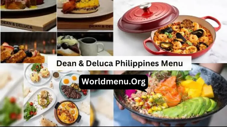 Dean & Deluca Philippines Menu & Prices 2024