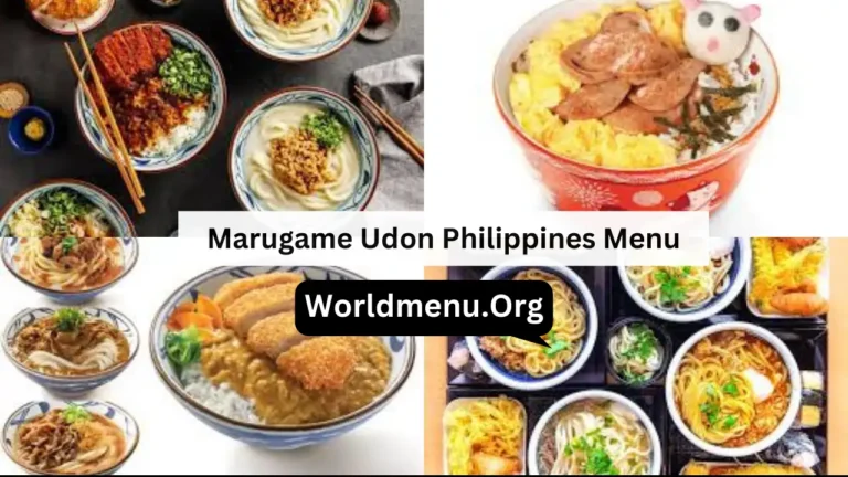 Marugame Udon Philippines Menu Prices Latest 2024