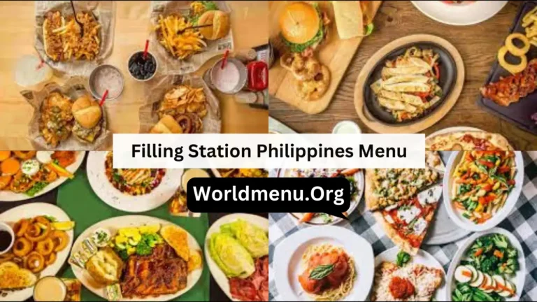 Filling Station Philippines Menu Prices Latest 2024