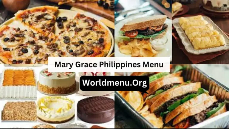 Mary Grace Philippines Menu Prices Updated 2024
