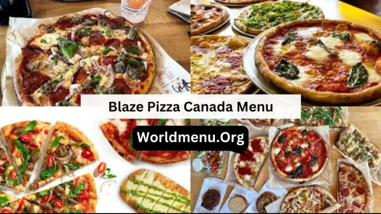 Blaze Pizza Canada Menu Prices Up To Data 2024