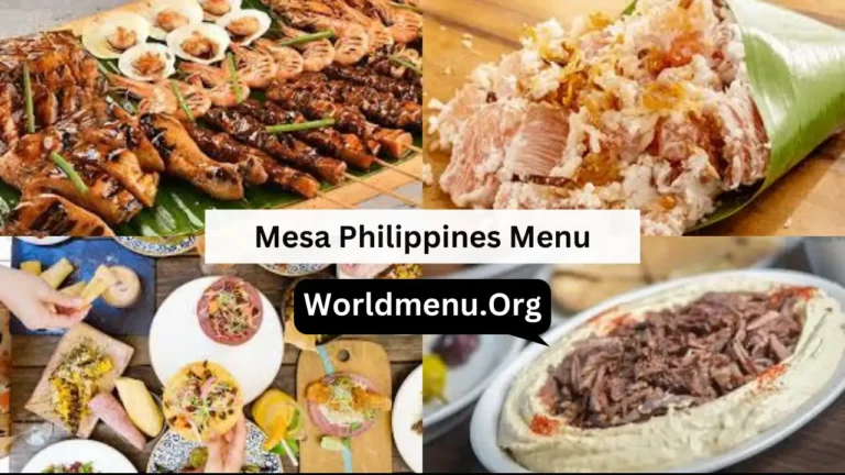 Mesa Philippines Menu Prices Up To Data 2024