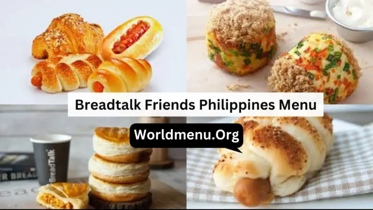Breadtalk Friends Philippines Menu & Recent Prices 2024