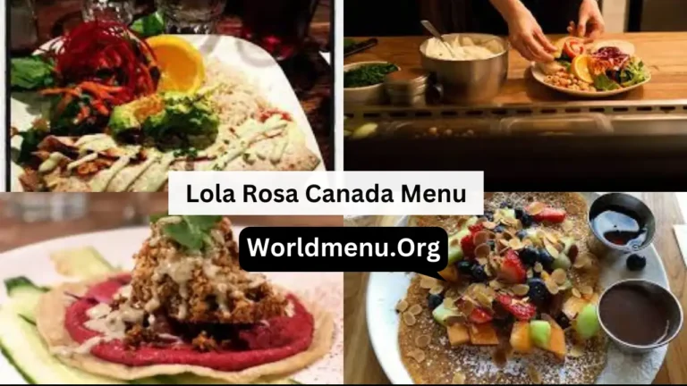 Lola Rosa Canada Menu Prices Updated 2024