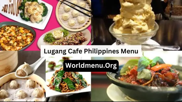 Lugang Cafe Philippines Menu & Current Prices 2024