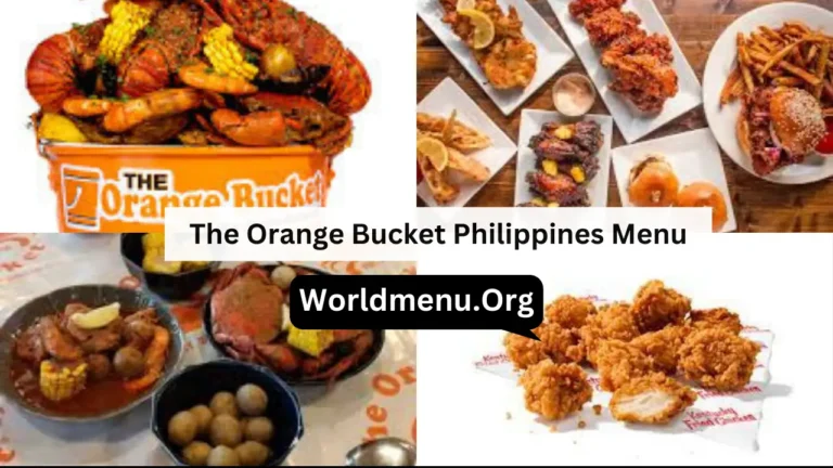 The Orange Bucket Philippines Menu & Current Prices 2024