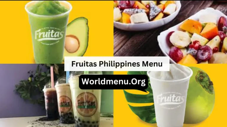 Fruitas Philippines Menu & New Prices 2024