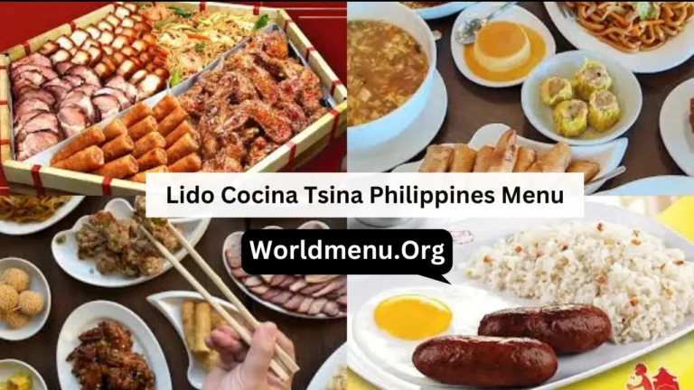 Lido Cocina Tsina Philippines Menu & Updated Prices 2024