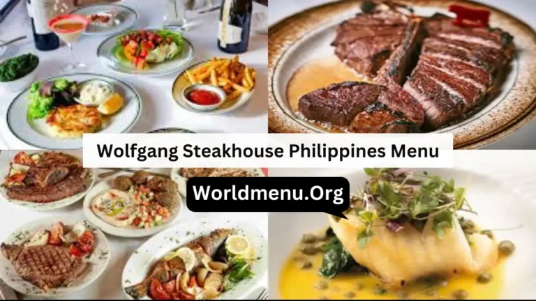 Wolfgang Steakhouse Philippines Menu Prices Updated 2024