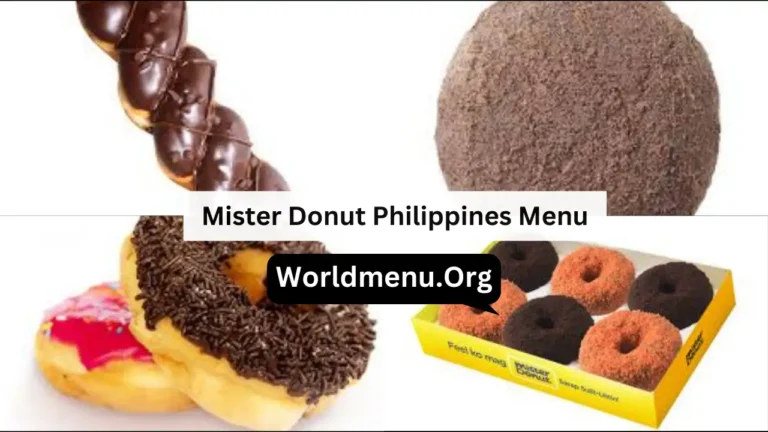 Mister Donut Philippines Menu & New Prices 2024