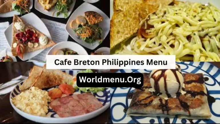Cafe Breton Philippines Menu Prices Updated 2024