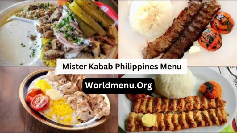 Mister Kabab Philippines Menu Prices Updated 2024