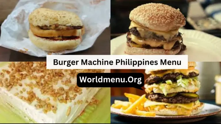 Burger Machine Philippines Menu Prices Latest 2024