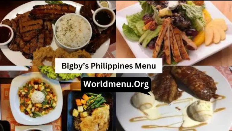 Bigby’s Philippines Menu Prices Latest 2024