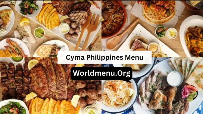 Cyma Philippines Menu & Up To Date Prices 2024