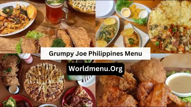 Grumpy Joe Philippines Menu Prices Now 2024