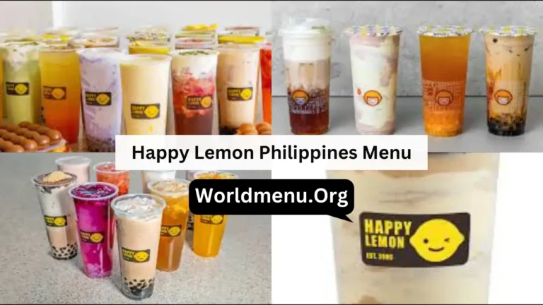 Happy Lemon Philippines Menu Prices Current 2024