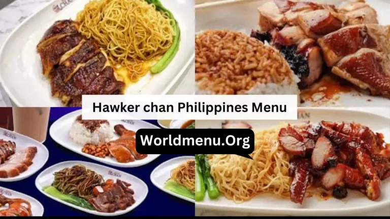 Hawker Chan Philippines Menu Prices Updated 2024