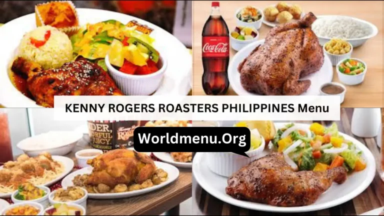 KENNY ROGERS ROASTERS PHILIPPINES Menu Prices 2024