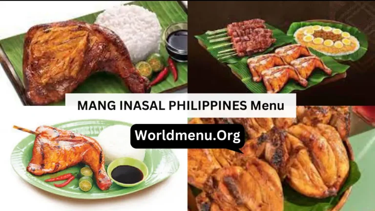 MANG INASAL PHILIPPINES Menu & Latest Prices 2024