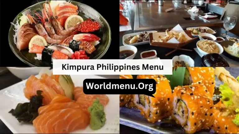 Kimpura Philippines Menu Prices Recently 2024
