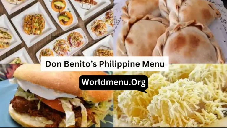 Don Benito’s Philippine Menu Prices Recently 2024