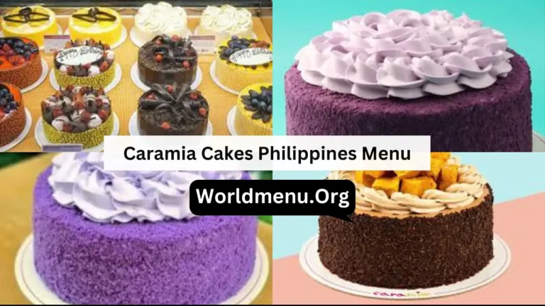 Caramia Cakes Philippines Menu & Latest Prices 2024