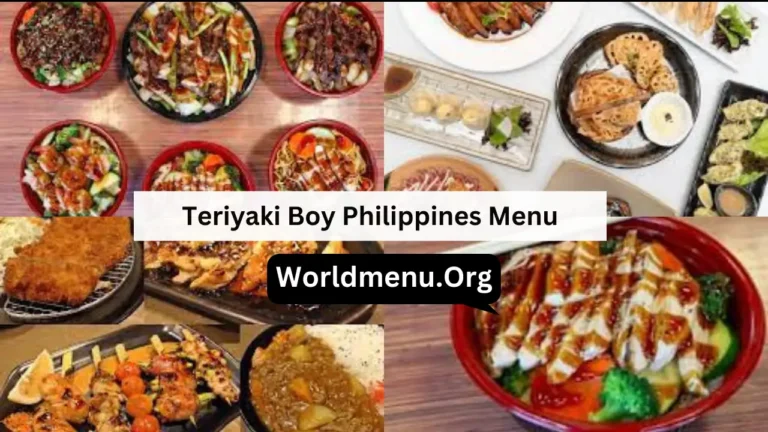 Teriyaki Boy Philippines Menu & Updated Prices 2024