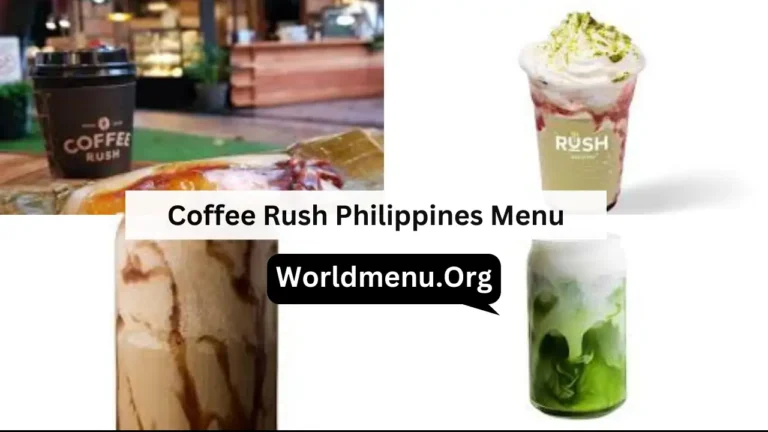 Coffee Rush Philippines Menu & New Prices 2024