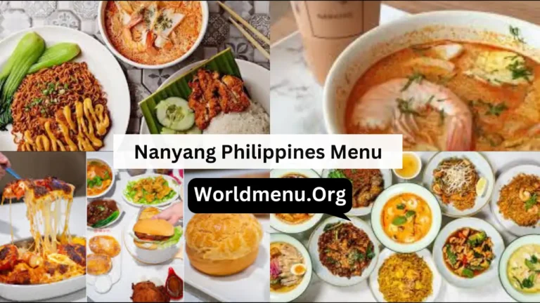 Nanyang Philippines Menu Prices Current 2024
