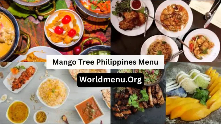 Mango Tree Philippines Menu Prices Now 2024